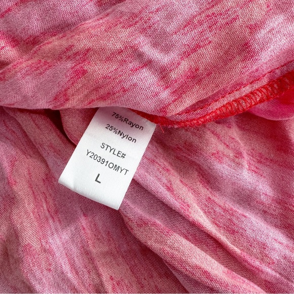 Pomander Place Hot Pink Ikat Kenzo Dress Red Chevron Ruffle - Picture 10 of 14